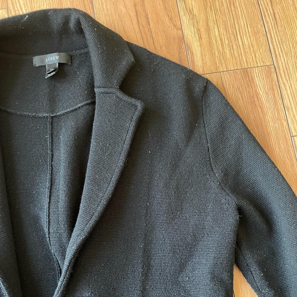 J Crew Wool Sweater Blazer